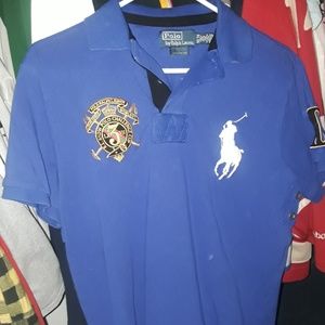 Blue Ralph Lauren polo shirt